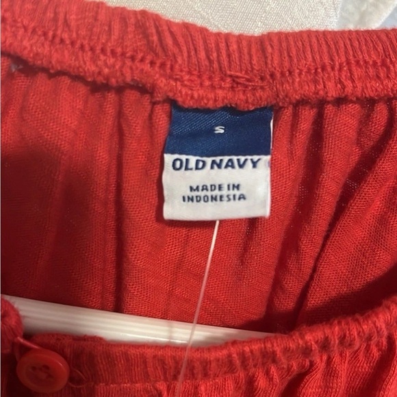 NWT Old Navy Cherry Tomato Puff Sleeve Knit Short Sleeve Top Size Small Cotton - Picture 8 of 10